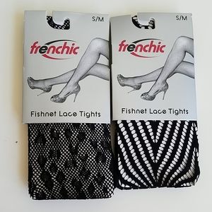 Fishnet Lace Tights S/M